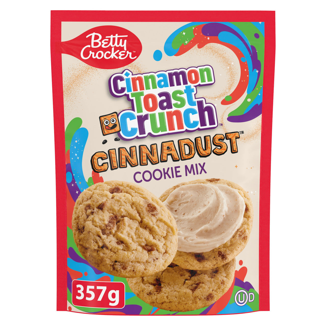 Betty Crocker Cinnamon Toast Crunch Cookie Mix, 357g/12.5 oz. Bag {Imported from Canada}