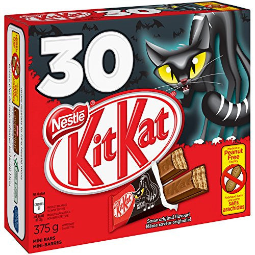 Nestle Kit Kat Snack Size Halloween Chocolate, 30ct/375g {Imported from Canada}