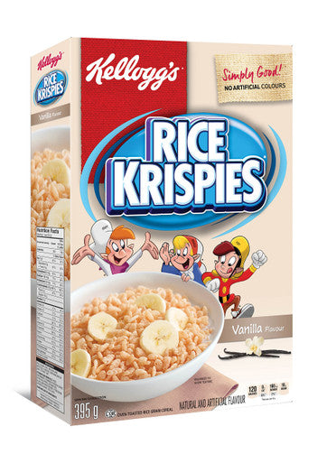 Kellogg's Rice Krispies Vanilla Cereal 395g/13.93oz {Imported from Canada}