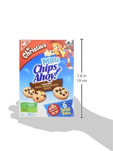 Chips Ahoy! Snak Paks Mini 180g/6.3oz. (4pk) {Imported from Canada}