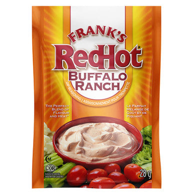 Frank's RedHot Buffalo Ranch Dip Seasoning 28g/1 oz., (Imported from Canada)