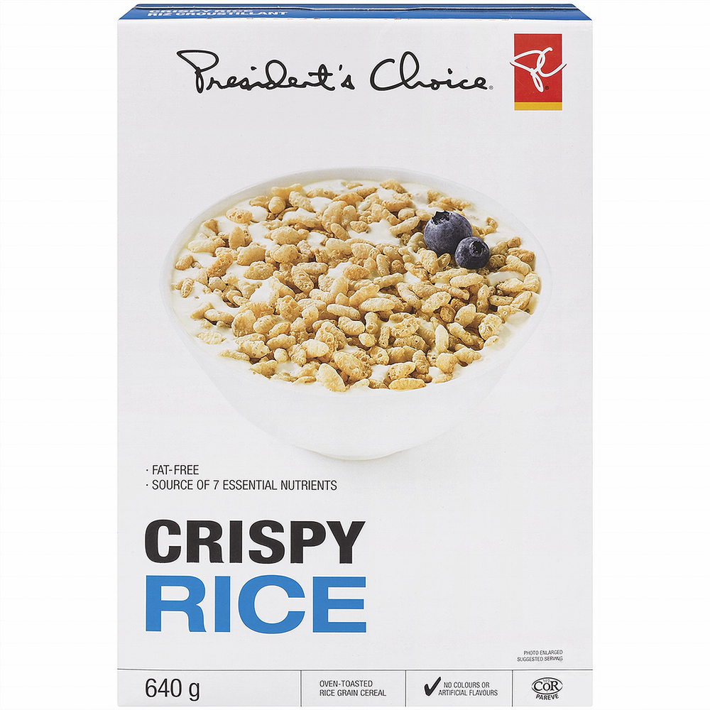 PC Crispy Rice Cereal (640g/22.6 oz) {Imported from Canada}