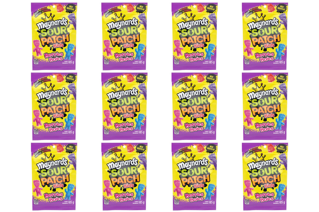 Maynards Sour Patch Kids, Berries, Candy, 185g/6.5 oz., (12pk) {Imported from Canada}