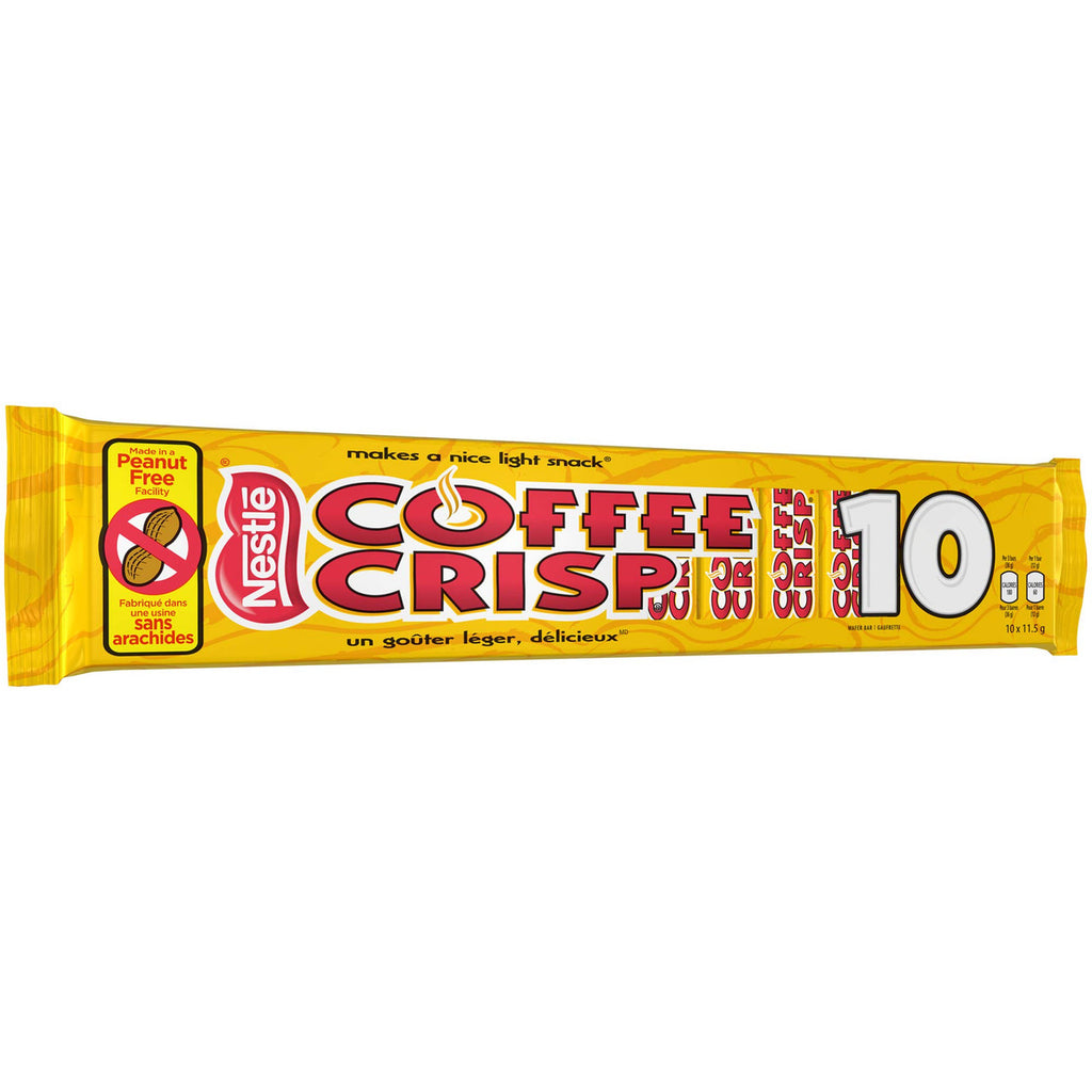 COFFEE CRISP Minis, 115g (Pack of 10) {Imported from Canada}