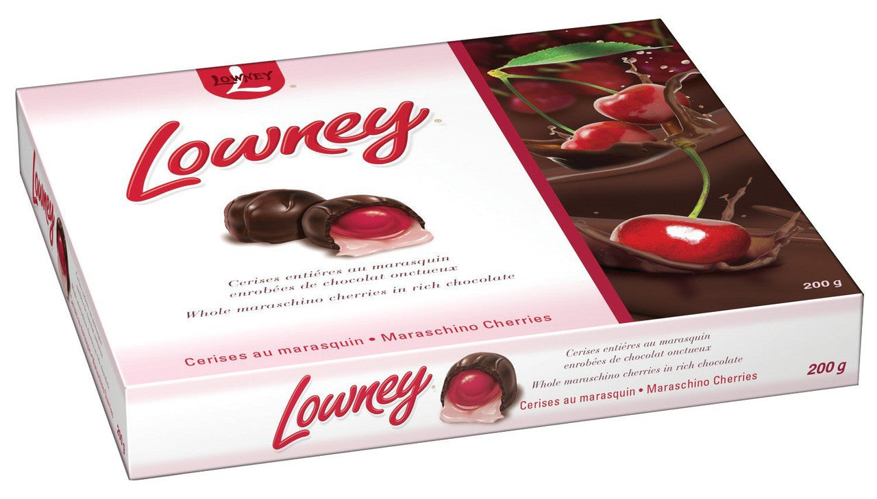 Lowney Maraschino Cherries Chocolates, 200g/7.1 oz., {Imported from Canada}