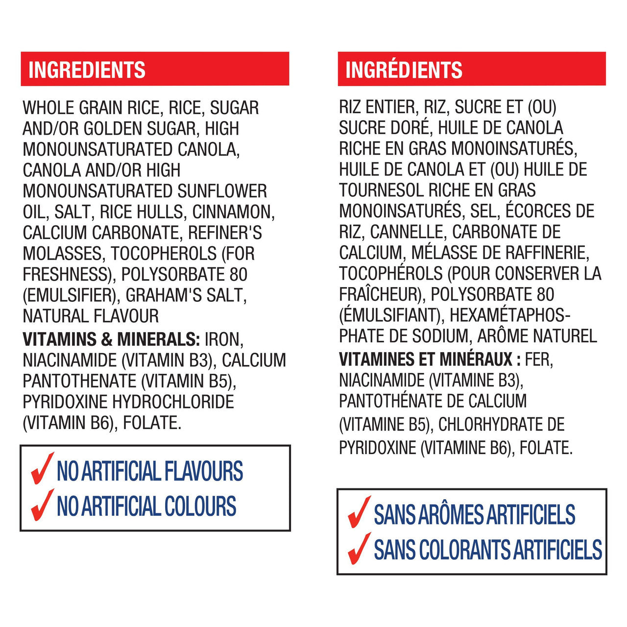 Chex Gluten Free Cinnamon Cereal, 345g/12.1oz, (Imported from Canada)