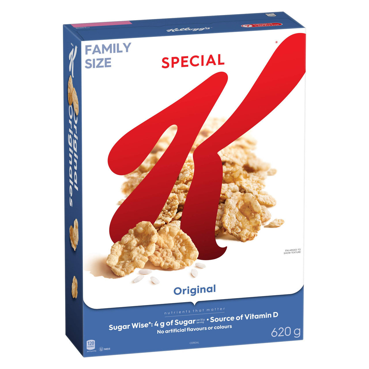 Kellogg's Special K Original, Family Pack, Cereal, 620g/21.9oz.,{Imported from Canada}