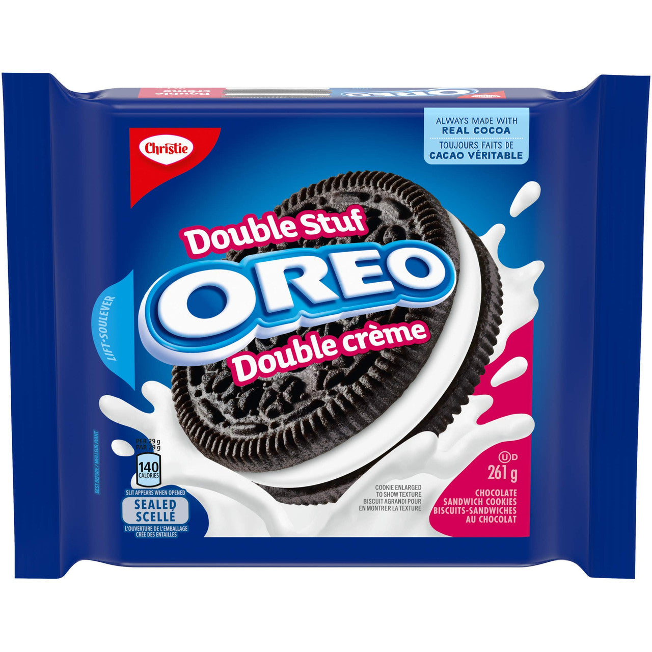 Oreo Double Stuf Sandwich Cookies, 261g/9.2oz. (Imported from Canada)