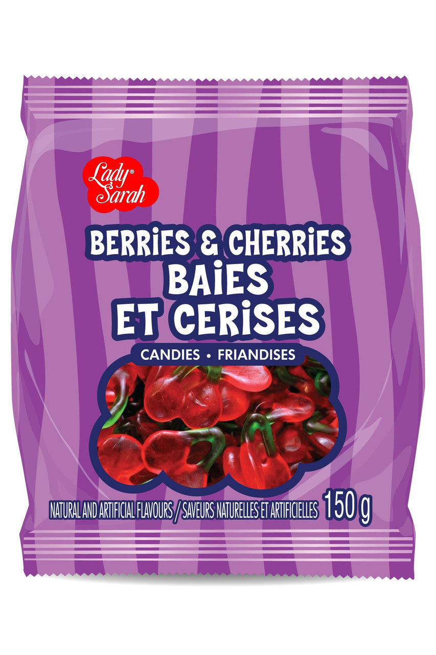 Lady Sarah Berries & Cherries, 150g/5.3oz., {Imported from Canada}
