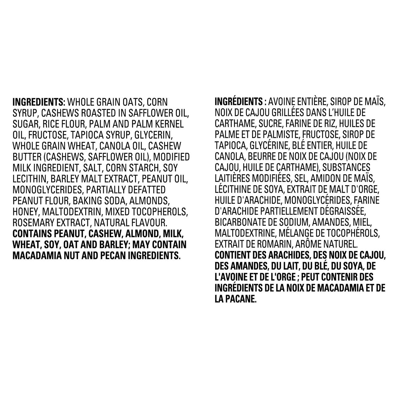 Nature Valley Sweet and Salty Cashew, 1pk , 160g/5.64oz  {Canadian}