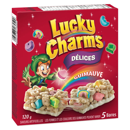 Lucky Charms Treats Bars, 5-Count, 120 Gram {Imported from Canada}