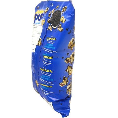 Cookie Pop Popcorn, made with real Oreo Cookie Pieces, 149g/5.3 oz, {Imported from Canada}