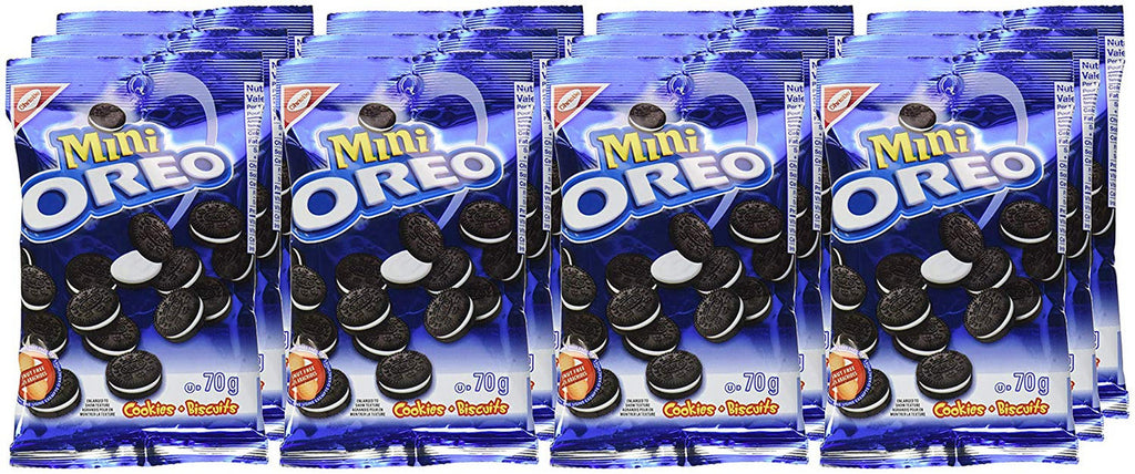 Christie Mini Oreo Cookies, 70g/2.5 oz, (12 Count) {Imported from Canada}