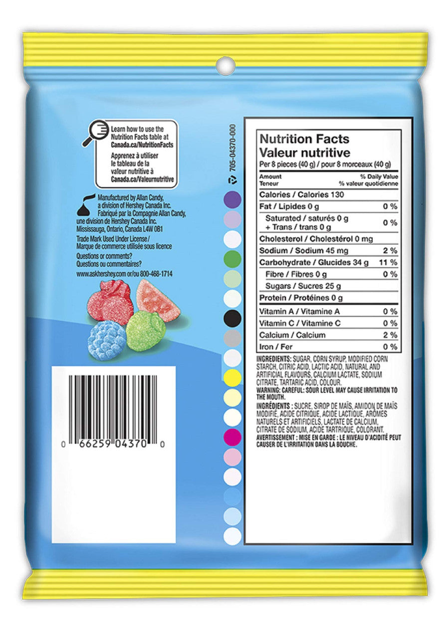 Jolly Rancher Fruity Sour Chewy Candy, 182g/ 6.4 oz., {Imported from ...