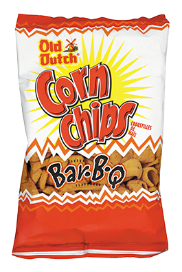 Old Dutch Bar-B-Q Corn Chips 85g/3 oz Bag, (Imported from Canada)