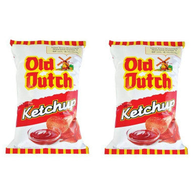 Old Dutch Ketchup Chips, 255g/9oz., (2pk) Bundle {Imported from Canada}