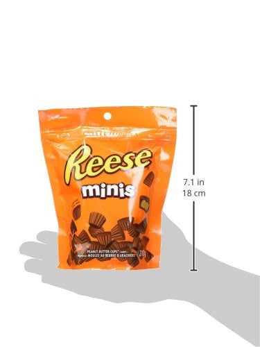 Reese Minis Peanut Butter Cups Chocolate, 210g/7.4oz. (Imported from Canada)