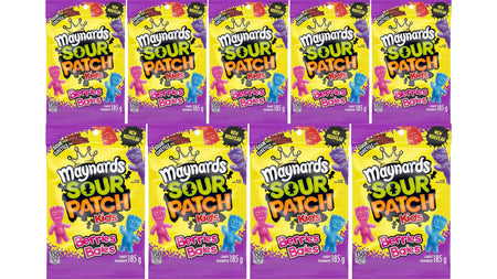 Maynards Sour Patch Kids, Berries, Candy, 185g/6.5 oz., (9pk) {Imported from Canada}