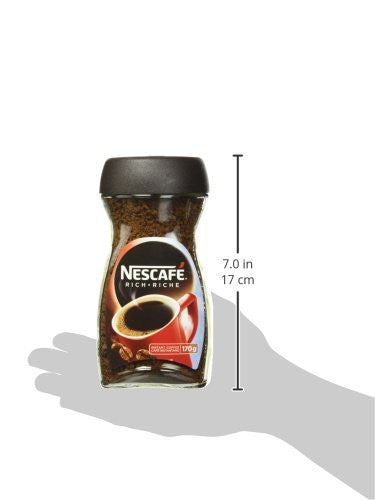 Nescafe Rich Instant Coffee 170g/6 oz. Jar {Imported from Canada}