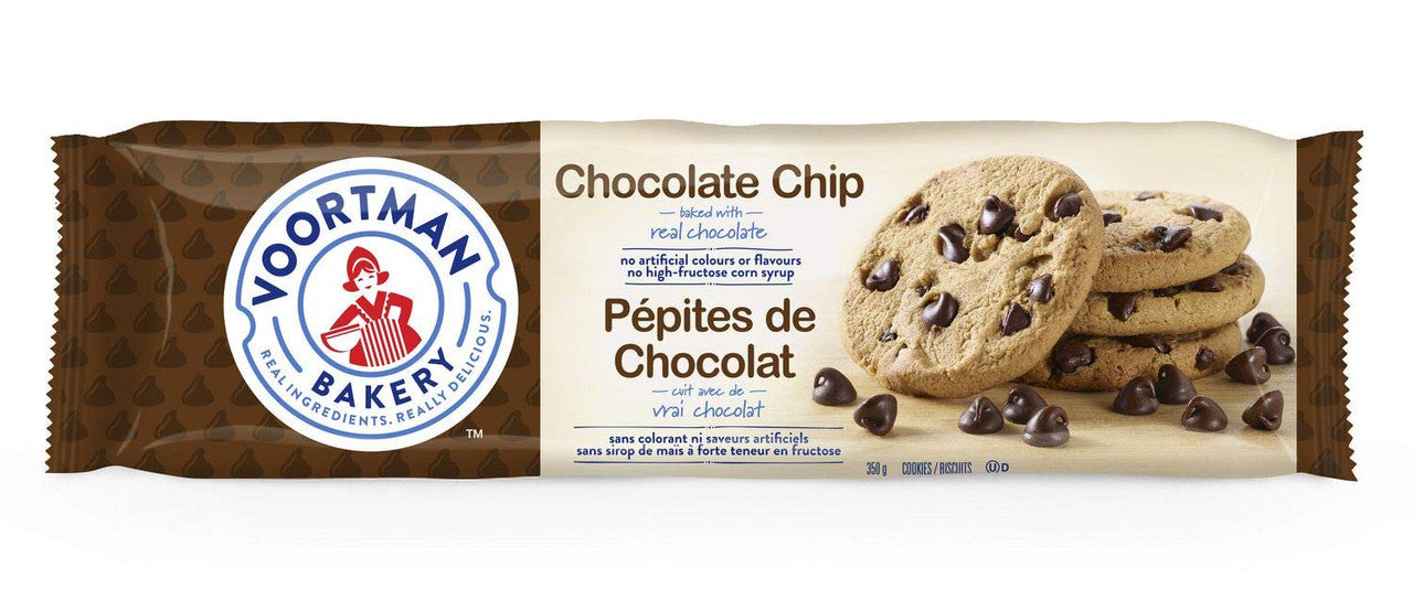 Voortman Bakery Chocolate Chip Cookies, 350g/12.3 oz., {Imported from Canada}