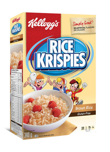 Rice Krispies, Gluten Free Cereal, 340g/12oz., {Imported from Canada}