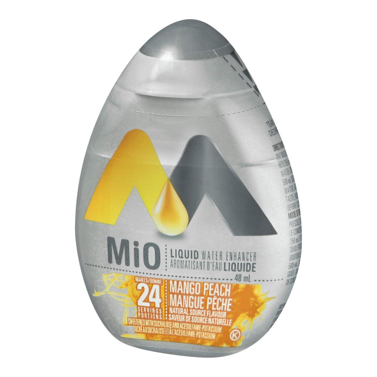 MiO Mango Peach Liquid Water Enhancer, 48mL/1.62oz,(12pk) {Imported from Canada}