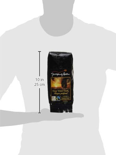 Jumping Bean Deep Water Roast Fairtrade Organic Whole Bean Coffee, Dark Roast, 454g/1lb., {Imported from Canada}