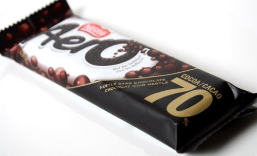Nestle Aero Dark Chocolate Bars (12 x 42 bars)  {Imported from Canada}