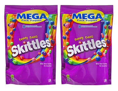 Skittles Berry, Mega-Pack, 320g, Purple (2 Pack) - {Imported from Canada}