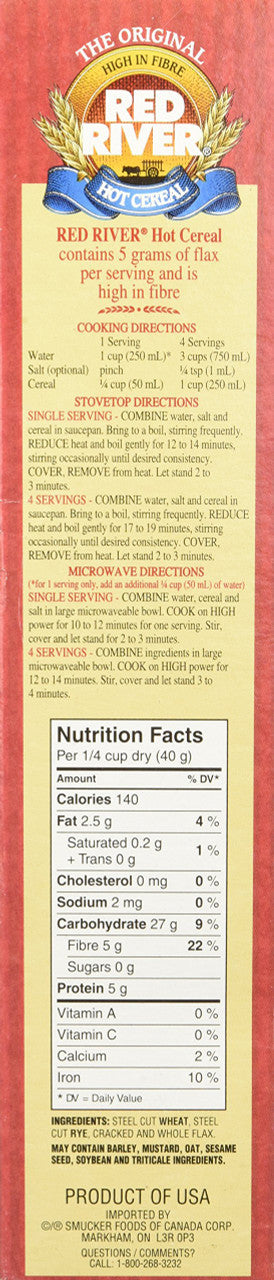 Red River Cereal - 1.35kg/3 lbs. {Imported from Canada}