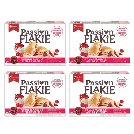 Vachon Passion Flakie Pastries, Apple Raspberry, 305g/10.8oz, 4-Pack {Imported from Canada}