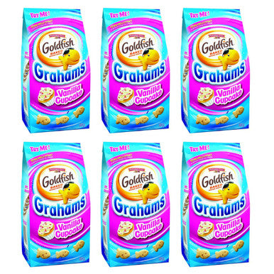 Pepperidge Farm Goldfish Vanilla Cupcake Grahams, 180g/6.3oz, 6-Pack {Imported from Canada}