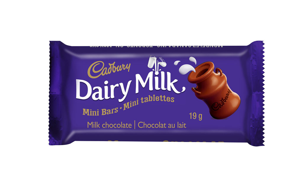 Cadbury Dairy Milk, Milk Chocolate Minis, 152g/5.4oz Bag, (Imported from Canada)