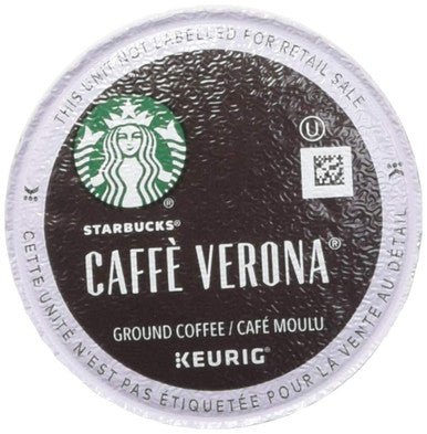 Starbucks Caffe Verona Coffee 96 K Cups Packs {Imported from Canada}