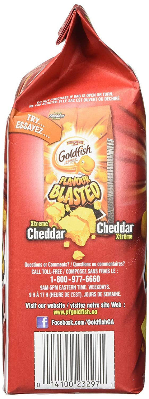 Pepperidge Farm, Goldfish, Flavour Blasted Baked Nacho Crackers, 180g/6.3oz, 6-Pack (Imported from Canada)