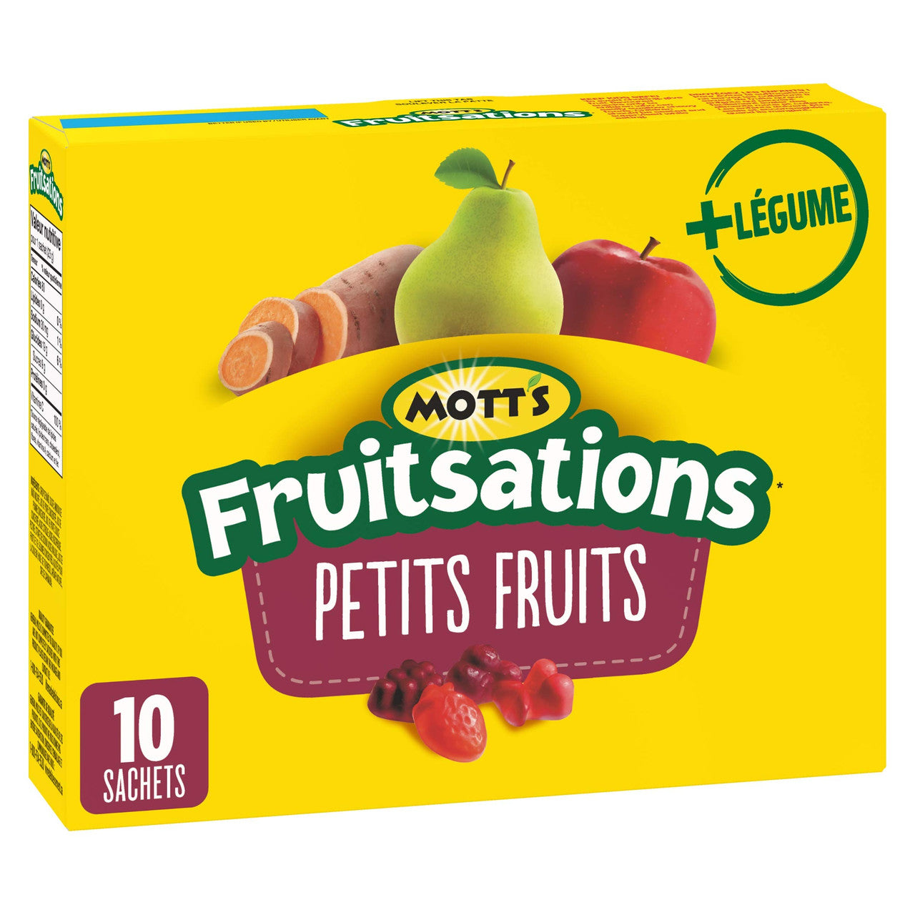 Mott's Fruitsations + Veggie Gluten Free Berry, 10ct, 226g/8oz., {Imported from Canada}