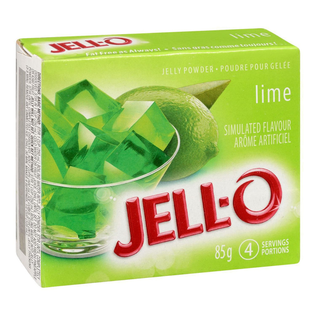 Jell-O  Lime Jelly Powder, 85g/3 oz. Packet {Imported from Canada}