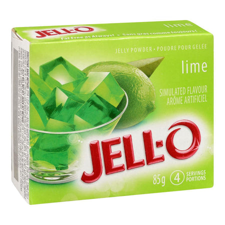 Jell-O  Lime Jelly Powder, 85g/3 oz. Packet {Imported from Canada}