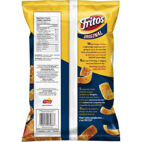 Box of FRITOS Original Corn Chips (37ct x 90g/3.17oz) (Imported from Canada)