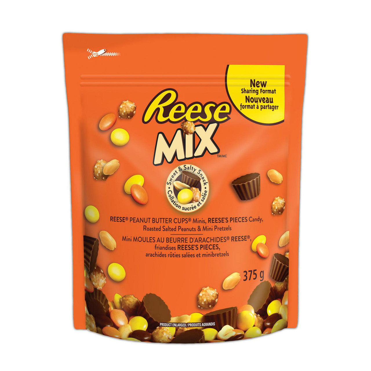 REESE Chocolate Peanut Butter Snack Mix, 375g/13.2oz., {Imported from Canada}