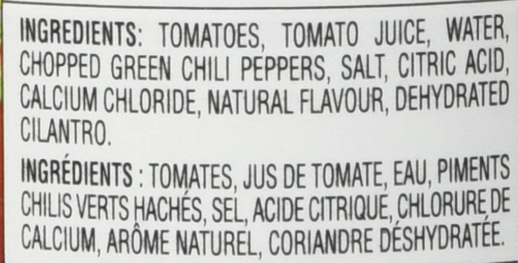 Rotel, Salsa Mild, Finely Chopped Tomatoes & Green Chilies, 284ml/9.6oz, {Imported from Canada}