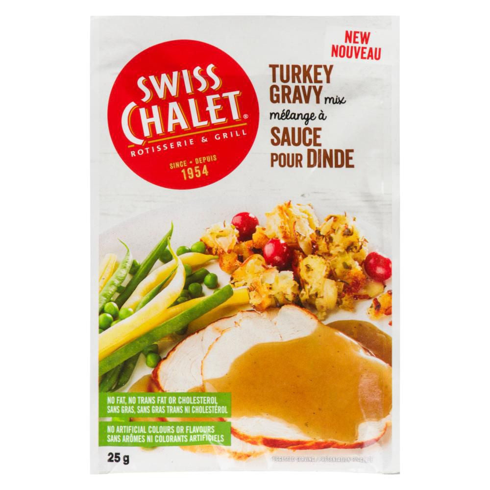 SWISS CHALET Turkey gravy mix, 25g/0.9 oz., Pack, {Imported from Canada}
