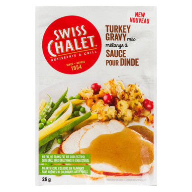 SWISS CHALET Turkey gravy mix, 25g/0.9 oz., Pack, {Imported from Canada}