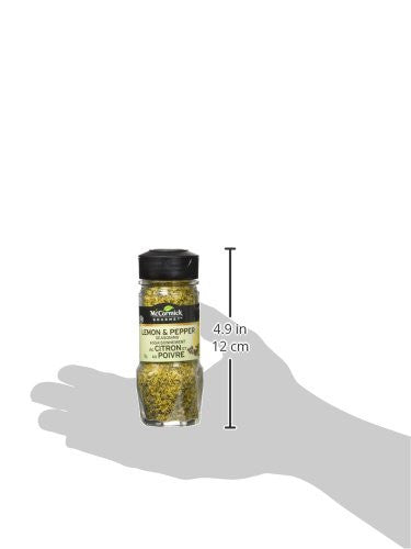 McCormick Gourmet, Lemon & Pepper Seasoning, 75g/2.6oz., {Imported from Canada}