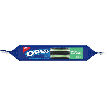 Oreo Mint Creme Chocolate Cookies, 261g/9.2 oz, Bag {Imported from Canada}