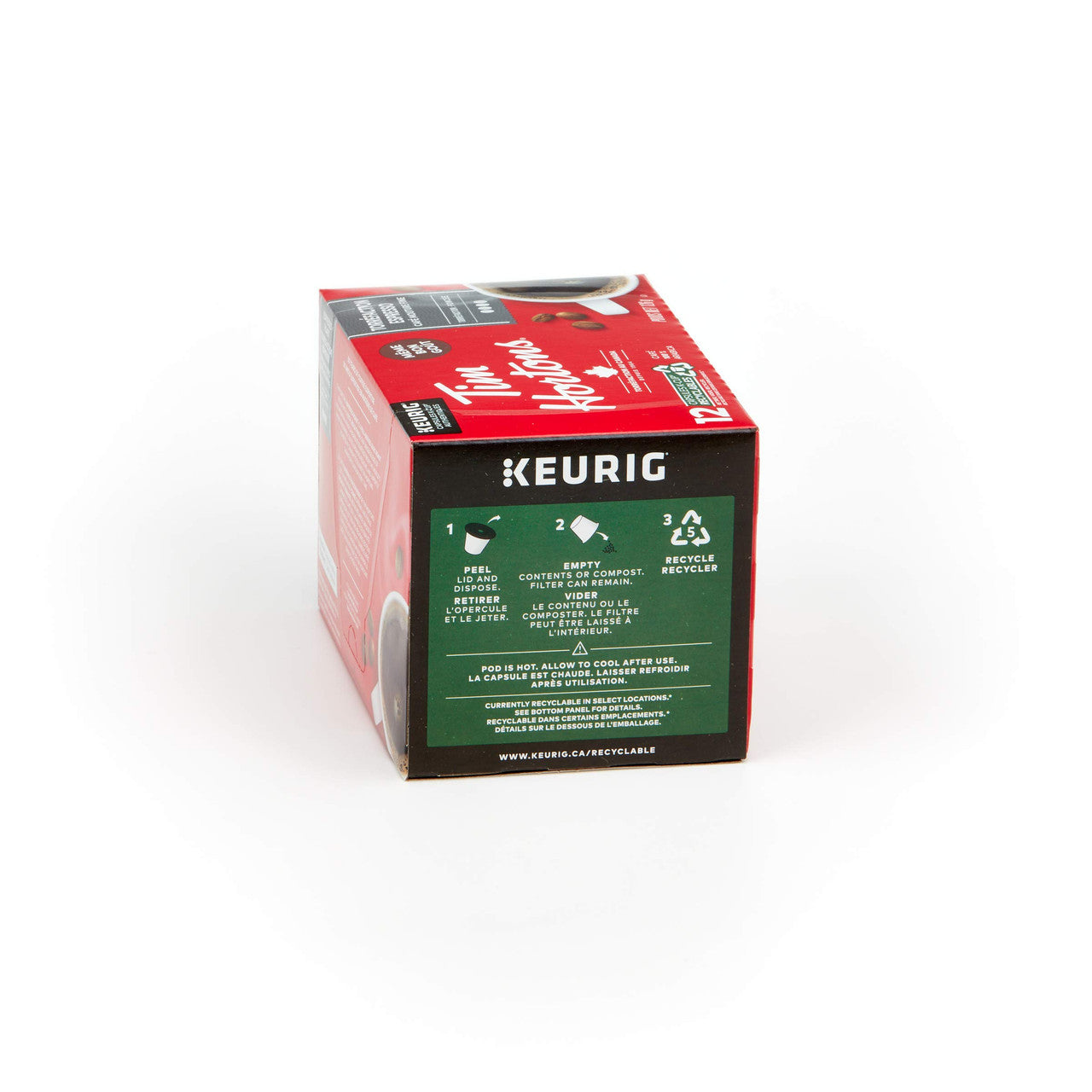 Tim Hortons Espresso Coffee, Single Serve Keurig K-Cup Pods, Dark Roast, 12ct Pack {Imported from Canada}