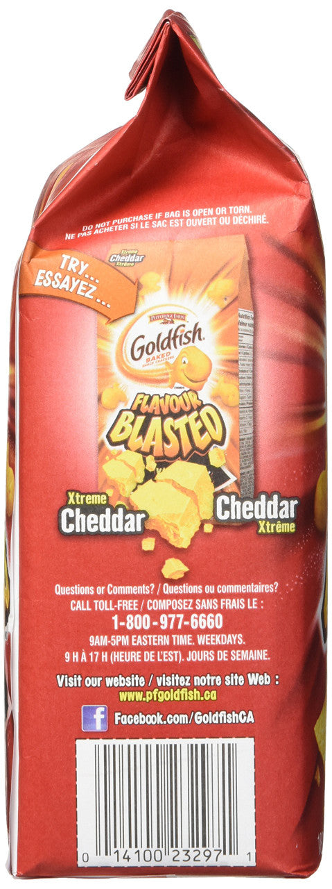 Pepperidge Farm, Goldfish, Flavour Blasted Baked Nacho Crackers, 180g/6.3oz (Imported from Canada)