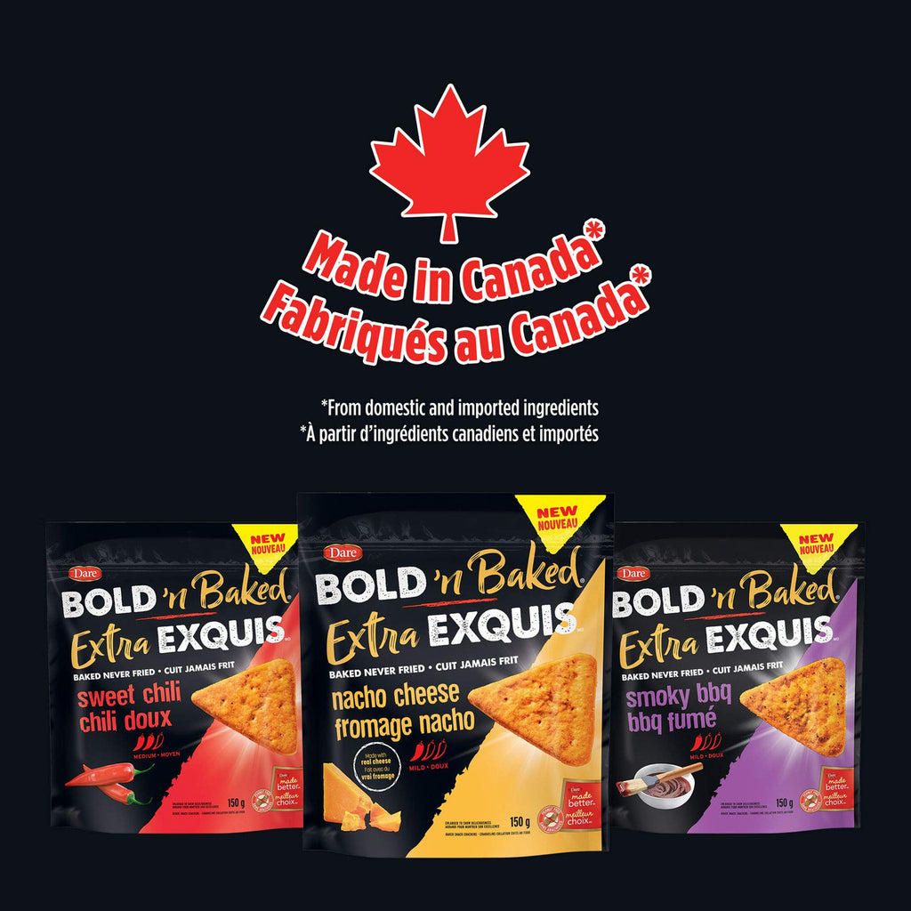 Dare Bold 'n Baked Sweet Chili Crackers, 150g/5.3 oz., {Imported from Canada}