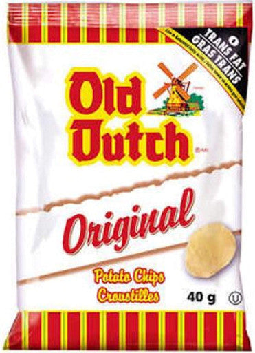 Old Dutch Original Flavoured Potato Chips (40 pack x 40g/1.4oz) {Imported from Canada}