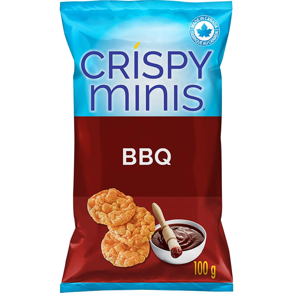 Quaker Crispy Minis BBQ, 100g/3.5 oz., 12pk {Imported from Canada}